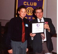 1994 Youth Appreciation Award presented by Harold Lauber